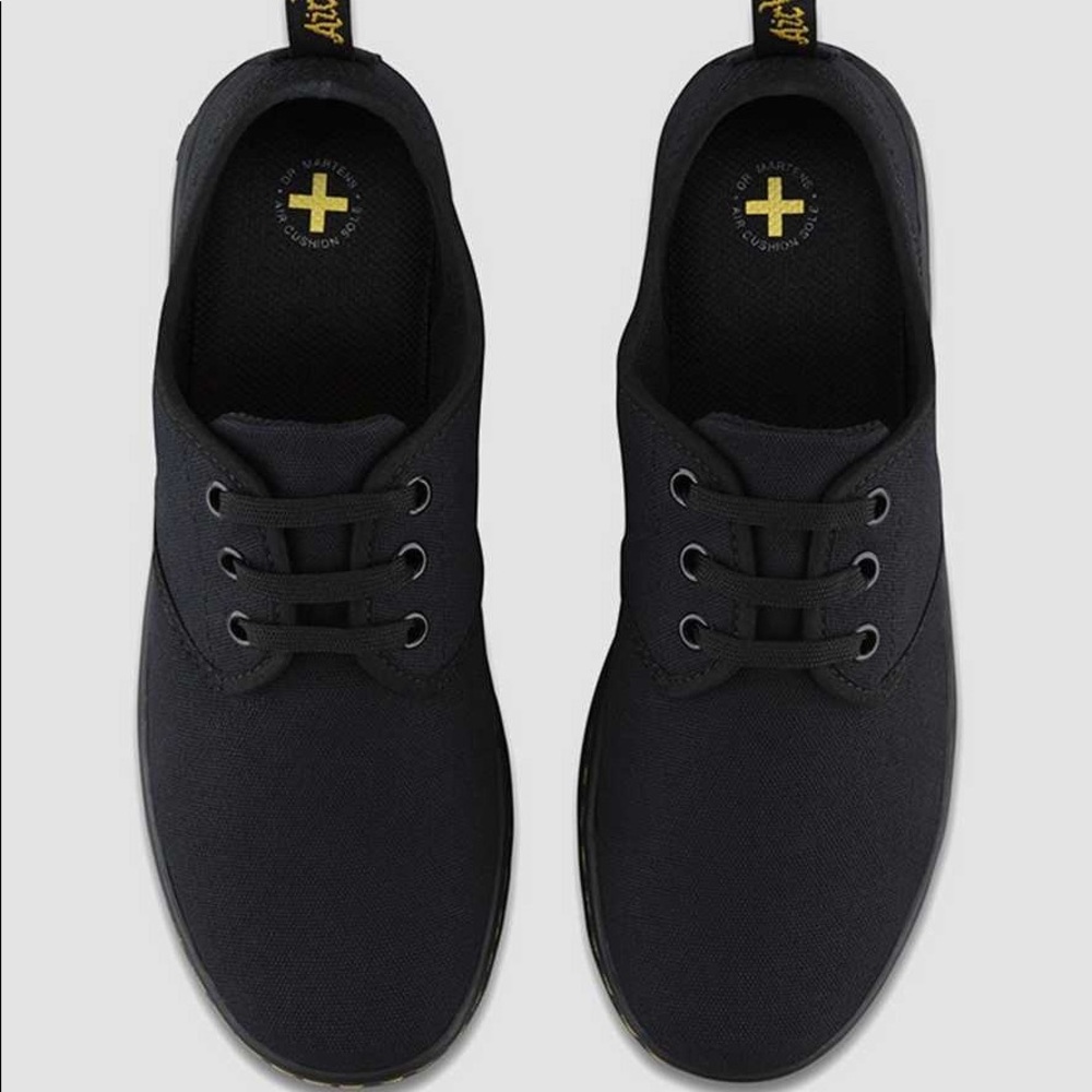Dr. Martens Soho Black Noir Unisex Canvas Shoe new